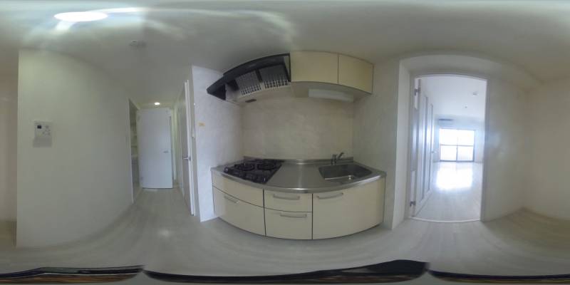 パノラマ画像キッチン