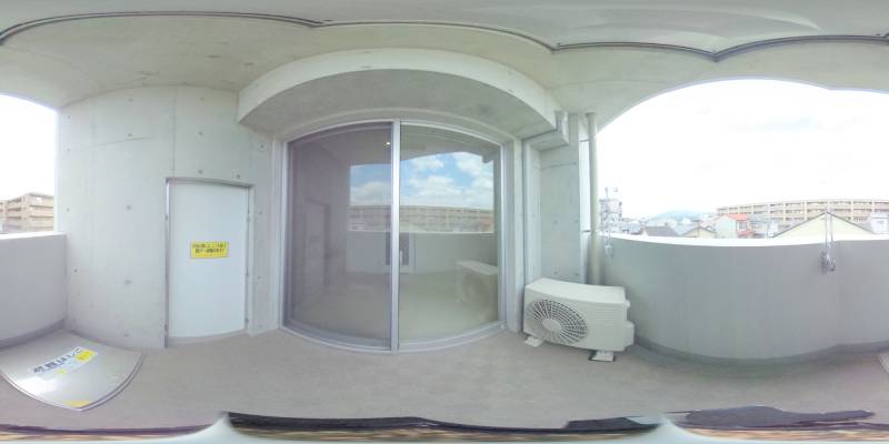 パノラマ画像バルコニー