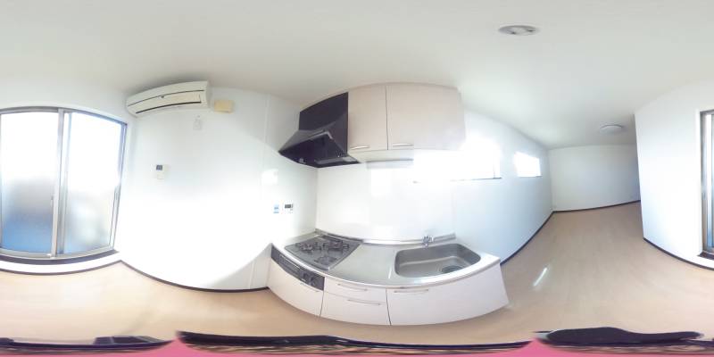 パノラマ画像キッチン