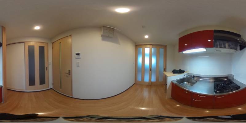 パノラマ画像キッチン