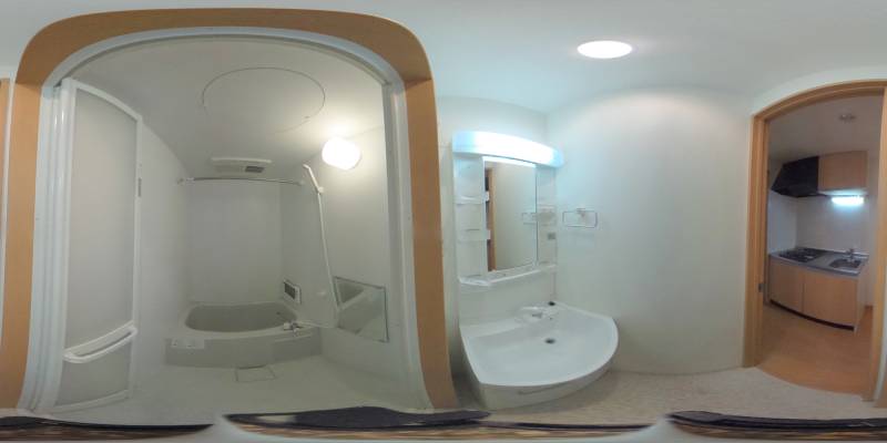 パノラマ画像バスルーム