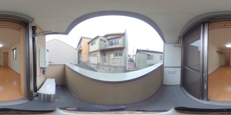 パノラマ画像バルコニー