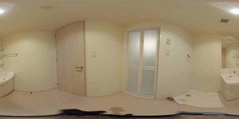 パノラマ画像洗面所