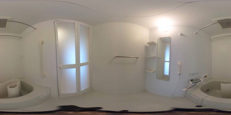 パノラマ画像バスルーム