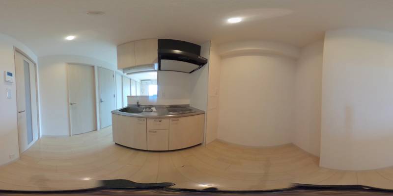 パノラマ画像キッチン