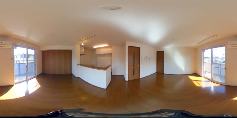 パノラマ画像リビング