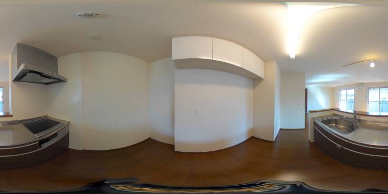 パノラマ画像キッチン