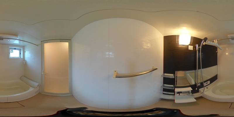 パノラマ画像バスルーム