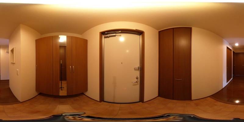 パノラマ画像玄関