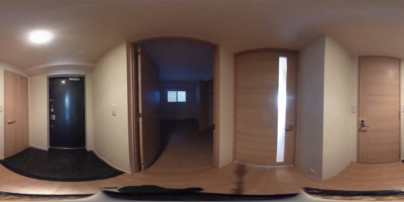 パノラマ画像玄関