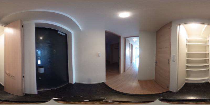 パノラマ画像玄関