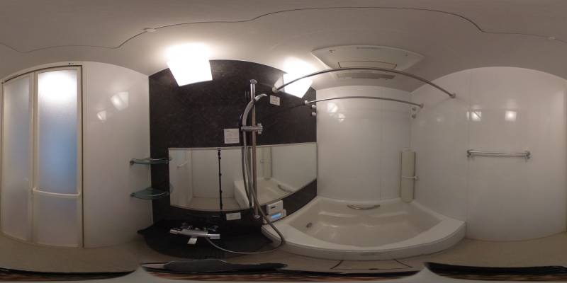 パノラマ画像バスルーム