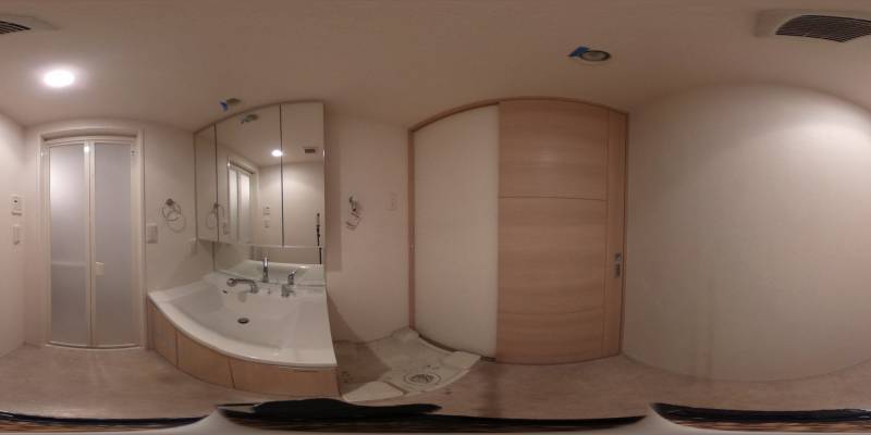 パノラマ画像洗面所