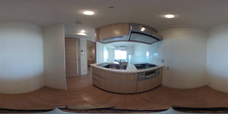 パノラマ画像キッチン