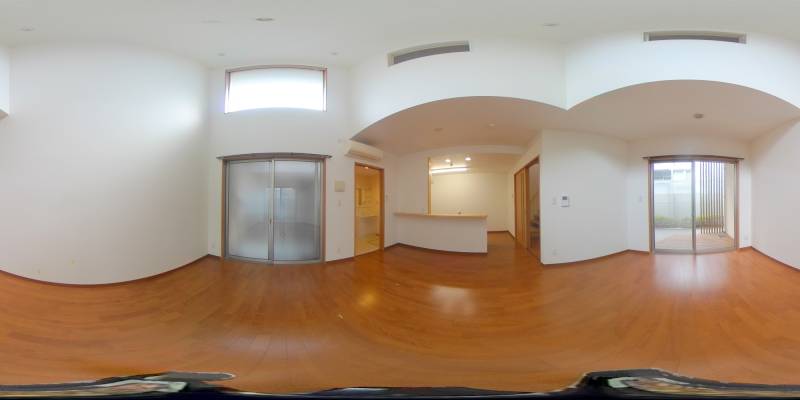 パノラマ画像リビング