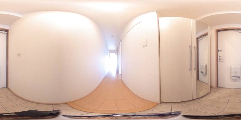 パノラマ画像玄関