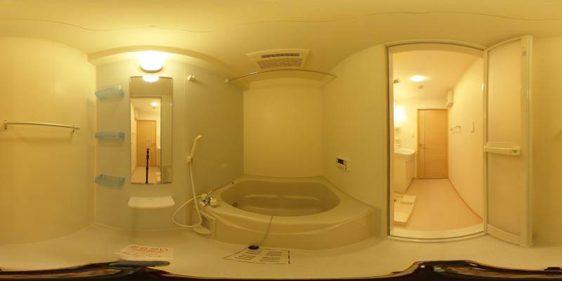 パノラマ画像バスルーム