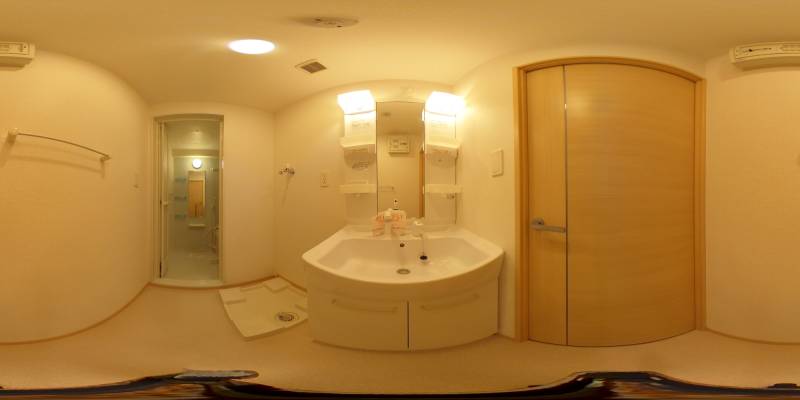 パノラマ画像洗面所