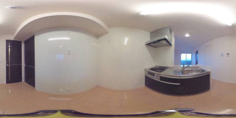 パノラマ画像キッチン