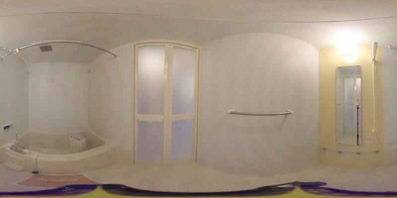 パノラマ画像バスルーム