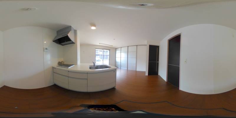 パノラマ画像キッチン