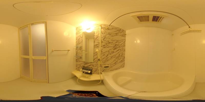 パノラマ画像バスルーム