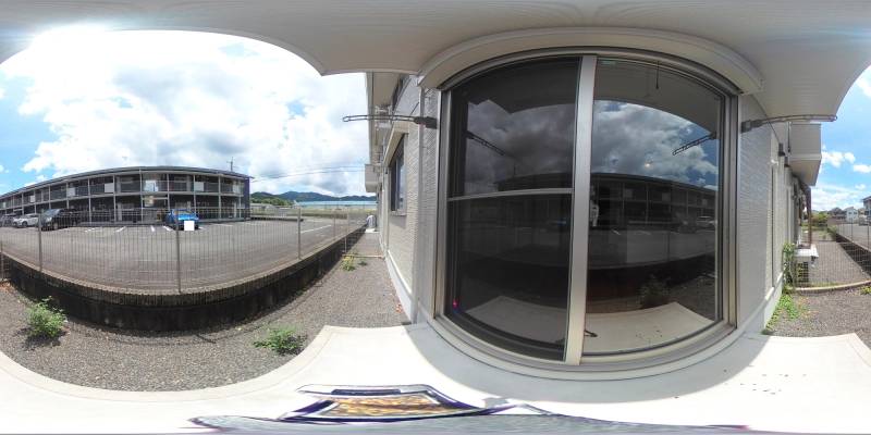 パノラマ画像バルコニー