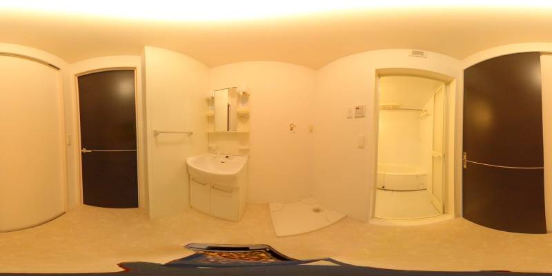 パノラマ画像洗面所