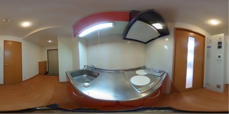 パノラマ画像キッチン