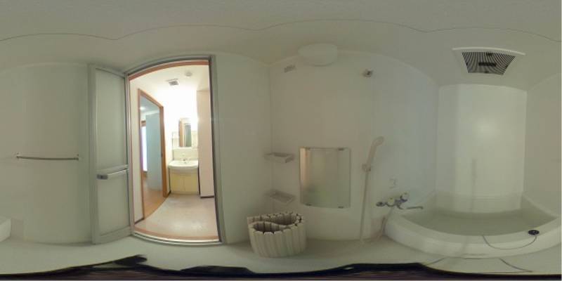 パノラマ画像バスルーム