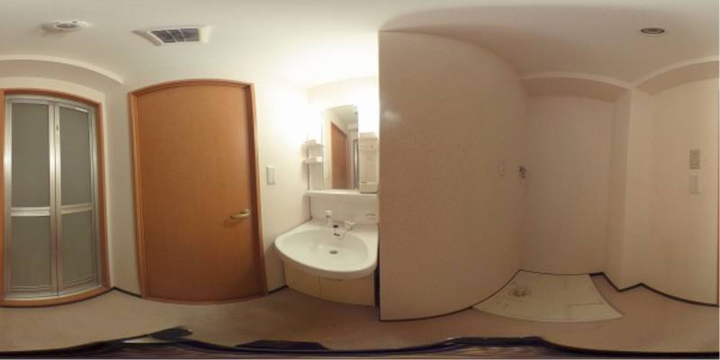 パノラマ画像洗面所