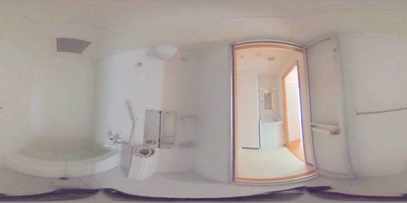 パノラマ画像バスルーム