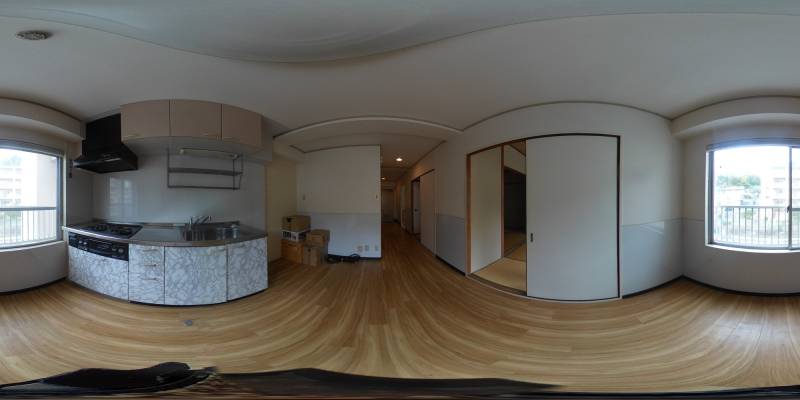 パノラマ画像キッチン