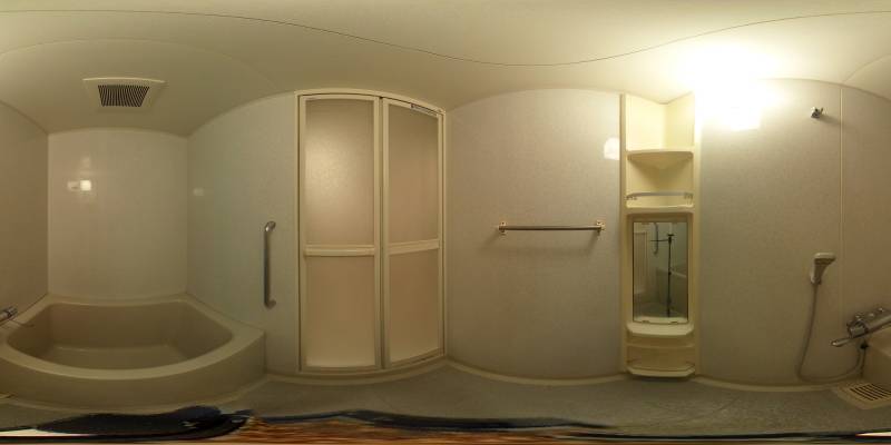 パノラマ画像バスルーム