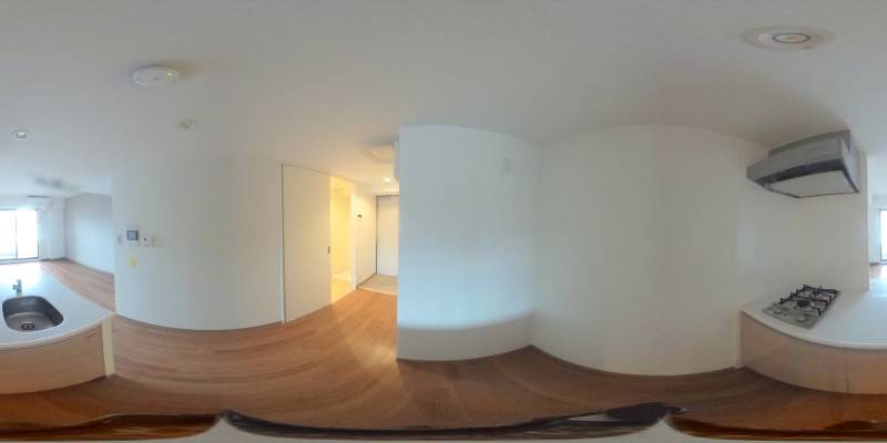 パノラマ画像キッチン