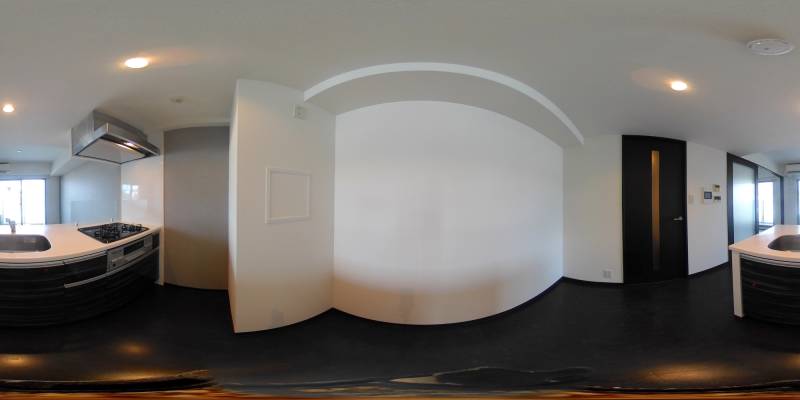 パノラマ画像キッチン