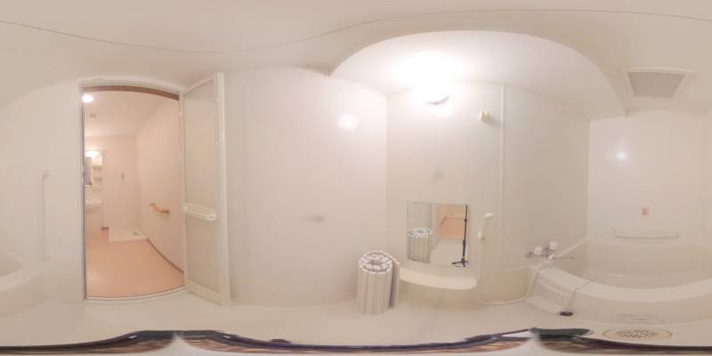 パノラマ画像バスルーム