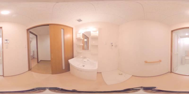パノラマ画像洗面所