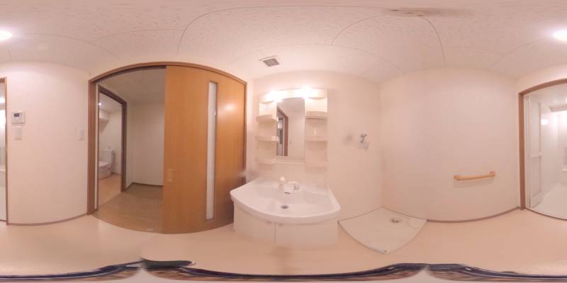 パノラマ画像洗面所