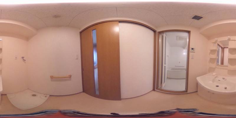 パノラマ画像洗面所