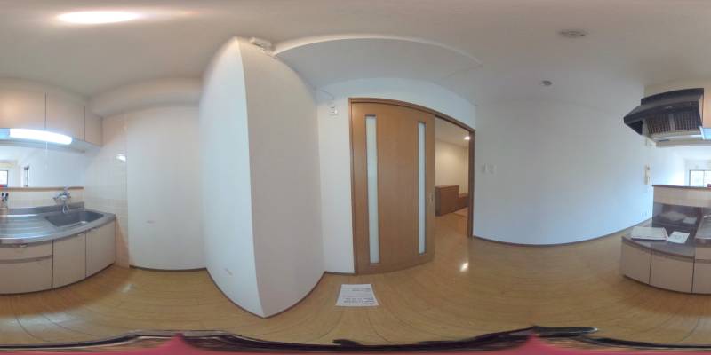 パノラマ画像キッチン