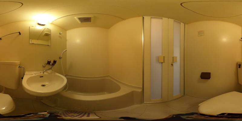 パノラマ画像バスルーム