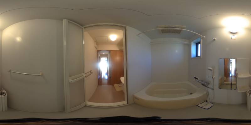 パノラマ画像バスルーム
