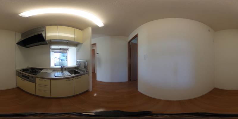 パノラマ画像キッチン