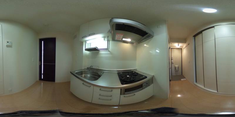 パノラマ画像キッチン