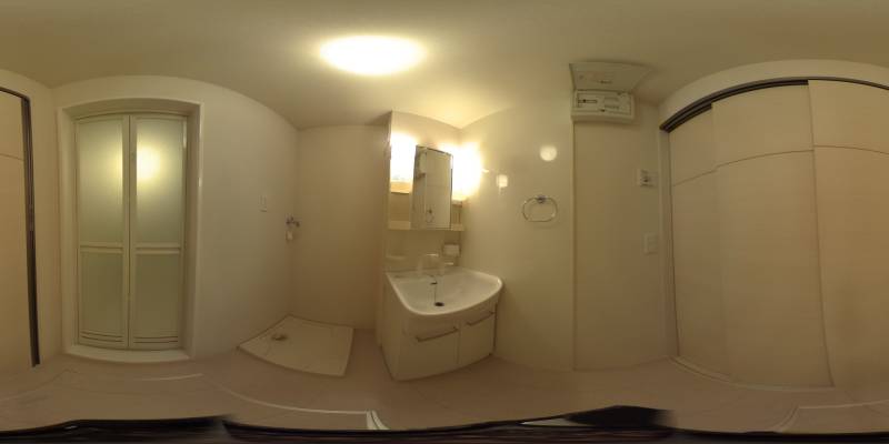 パノラマ画像洗面所