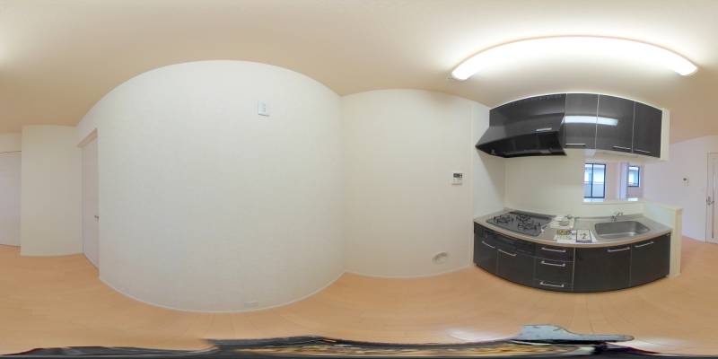 パノラマ画像キッチン