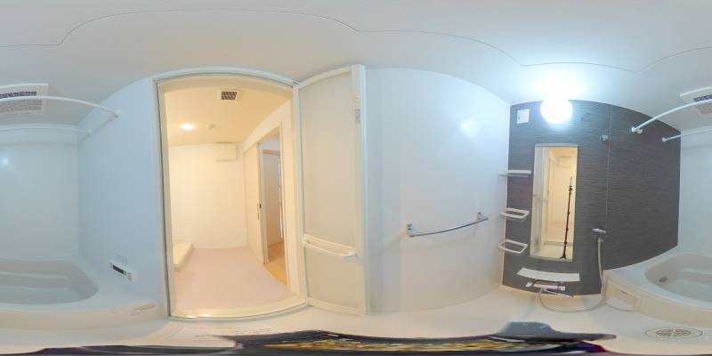 パノラマ画像バスルーム