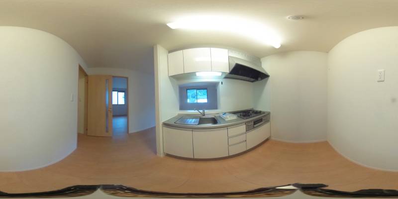 パノラマ画像キッチン