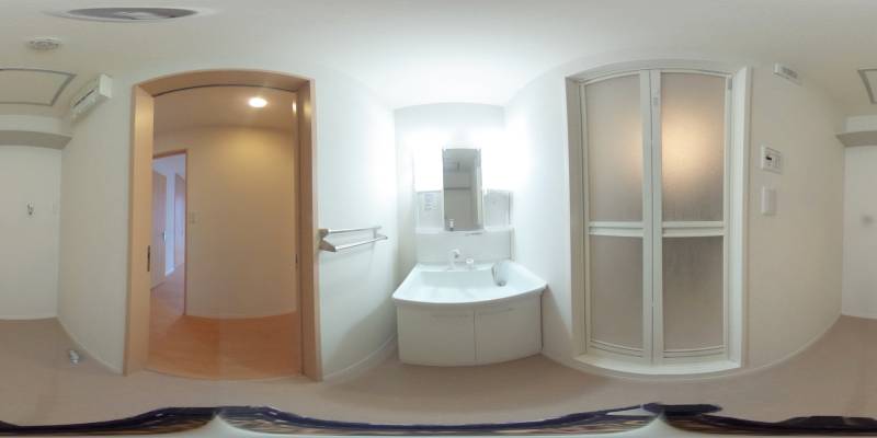 パノラマ画像洗面所